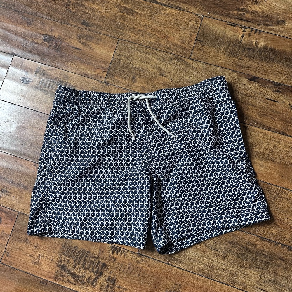 Stylish Black and White Patterned Shorts